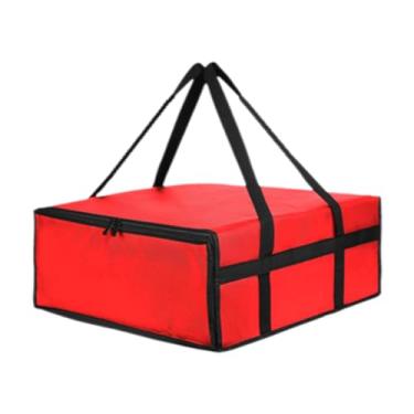 Imagem de Ioensy Bolsa que quente de pizza reutilizável para entrega Multifuncional Pizza Carrier Food Bag para restaurantes de serviço de alimentação Pizzarias, 50cm X 50cm X 20.5cm