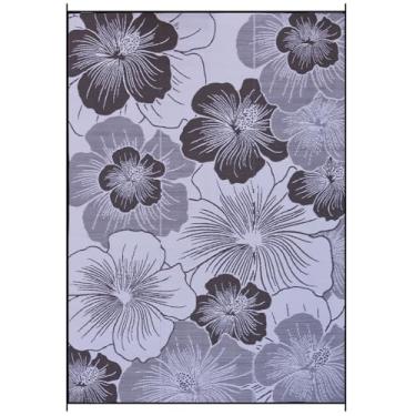 Imagem de DEK GHIBIS Tapete externo para espaço livre de pátio, tapete impermeável 10 x 15 cm, tapetes de acampamento de palha de plástico reversível, tapete de trailer para varanda, deck, acampamento, varanda