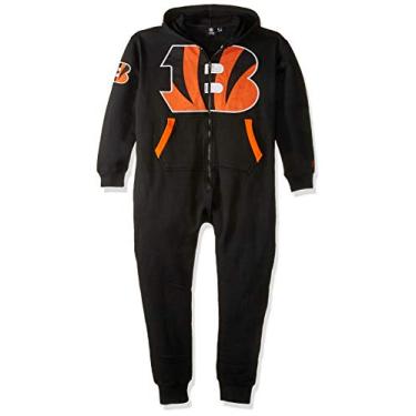 Imagem de Terno Klew Logo do time Cincinnati Bengals - Preto - Extra Pequeno