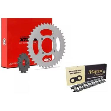 Imagem de Kit Relação Coroa E Pinhão V Com Corrente Max Xlr 125 - VAZ