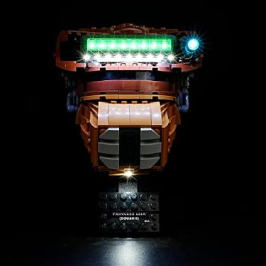 Imagem de Rorliny LED Light Kit for Lego Star Wars Princess Leia Helmet 75351, Lighting Set Compatible with Lego 75351 (Lights Only, No Lego Models)
