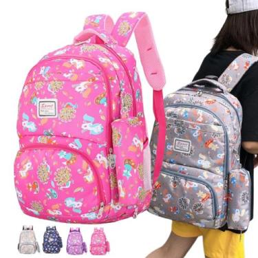 Imagem de Mochila Escolar Com Estojo Estampada A Prova D'Agua - SM