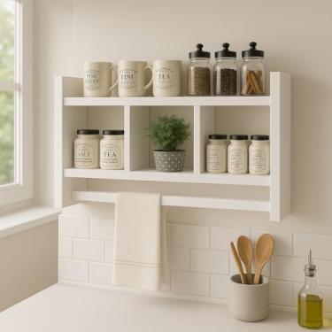 Imagem de PORTA TEMPERO XICARAS GUARDANAPO 45CM SUPORTE DE COZINHA