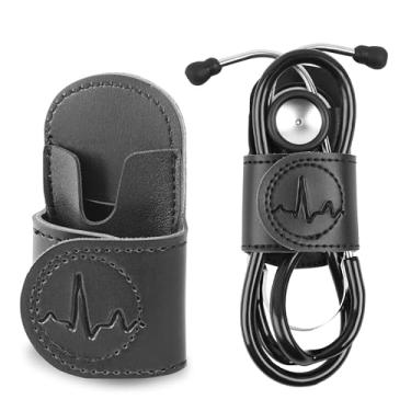 Imagem de QIELIZI Suporte Para Estetoscópio Com Clipe De Quadril. Organizador Itens Essenciais Enfermeiras Do Turno Noturno, Cinto 3M Littmann Uniformes Cirúrgicos, Estojo Ferramentas Enfermagem, Acessórios E