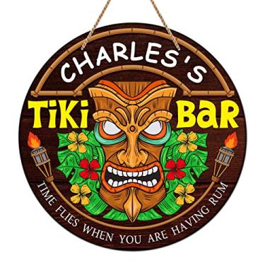 Imagem de D24TIME Placa De Bar Tiki Para Decoração Pátio Externo - Decorações Personalizadas Casa, Praia E Sala Estar