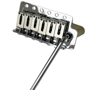 Imagem de OVSAL Ponte De Guitarra Elétrica 10,5 Mm Dourada, Tremolo 6 Pontos, Selas Aço Inoxidável, Placa Latão, Cordas Início, Stratocaster
