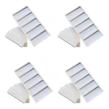 Imagem de Kit 4 Unidades Forma de Gesso 3D para Cimento, Artesanato Moderno, Parede Decorativa