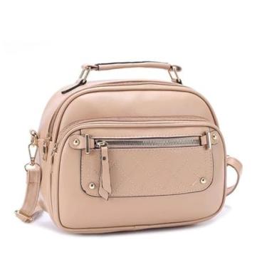 Imagem de Bolsa Feminina Com Alça Lateral Transversal Caqui