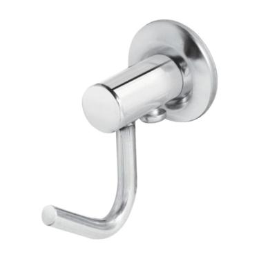 Imagem de Gancho Cabide Simples De Toalha Em Aço Inox E Alumínio