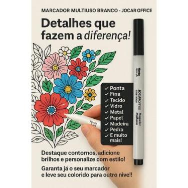 Imagem de Caneta Marcador Branco Jocar Office Leonora