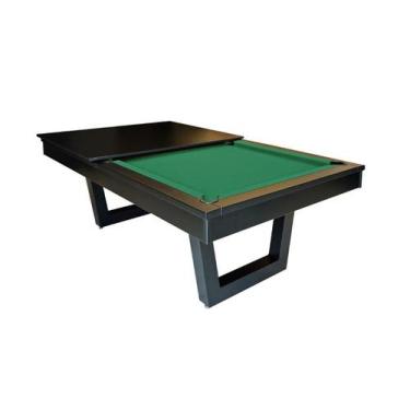 Imagem de Mesa de Sinuca/Bilhar com Tampo de Jantar - 2,52x1,40 - Nelson Bilhare