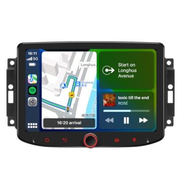Imagem de Joying Rádio automotivo para Jeep Grand Cherokee 2008-2010/Chrysler Town & Country 2008-2016/Dodge Grand Caravan, Challenger, Caliber, Avenger 2008-2014 com Carplay, Android Auto, Rádio AM/FM