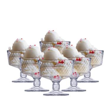 Imagem de Taças de Sobremesa Vintage de Vidro 6pcs, 280ml- Ruvolo