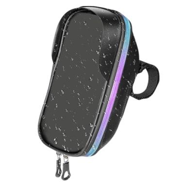 Imagem de Bolsa De Guidão Para Bicicleta | Bolsa Para Celular De Ciclismo | Bolsa Impermeável Para Telemóvel Para Aventura Montanha Bicicleta Campismo