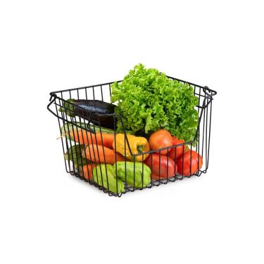 Imagem de Cesto Empilhável Arthi Preto 32x27x20cm