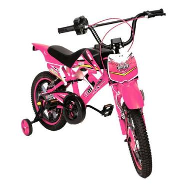 Imagem de Bicicleta Infantil MotoCross Unitoys R16 Freios VBrake Imita Barulho d