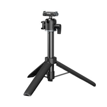 Imagem de SmallRig Tripé de liberação rápida para câmera de ação, extensor de 19,8 a 54,9 cm, cabeça esférica de 360°, suporte de sapata fria, para DJI Action 5 Pro/4/3, para GoPro Hero Black 13/12, câmera sem