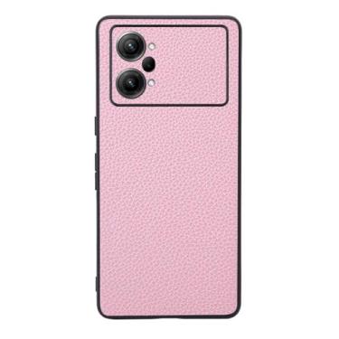Imagem de Capas Compatível com OPPO K10 PRO,Design de grão levantado de superfície,Proteção contra queda,Anti impressão digital,Anti arranhões,Aparência de couro de imitação de plástico macio-Pink