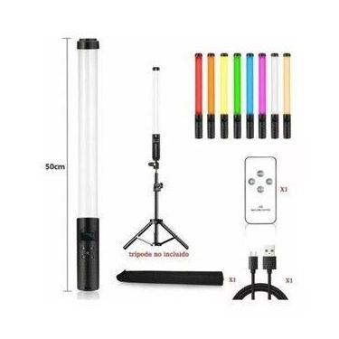 Imagem de Bastão De Led Iluminação Luz Rgb E Branco Preenchimento Foto - oem, Ba