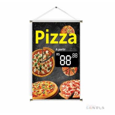 Imagem de Banner pronto Pizza BA 285 medida 45x70 cm arte pronta