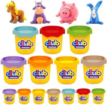 Imagem de Kit 20 Potes Massinhas para Festa Infantil Lembrancinha p/Sacola Surpresa