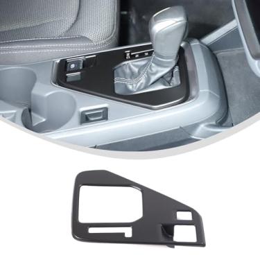 Imagem de Capa de acabamento do painel de mudança de marchas de controle central compatível com Subaru Crosstrek/Impreza 2024 2025 ABS fibra de carbono grão carro controle central painel de engrenagem proteção