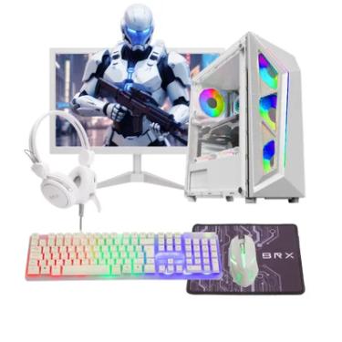 Imagem de Computador PC Gamer I7 2ª 16gb Ram SSD 960gb Gt 730 4gb Monitor 20" - Branco