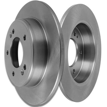 Imagem de SCITOO Kits de rotores de freio a disco 31603 Rotores de freio sólidos traseiros adequados para Hyundai para Elantra 2011-2020, para Hyundai para Elantra Coupe 2013-2014, para Hyundai para Elantra GT