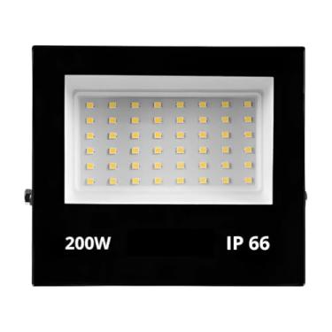 Imagem de Refletor 200W Holofote Ultra Led Slim Bivolt Ip66