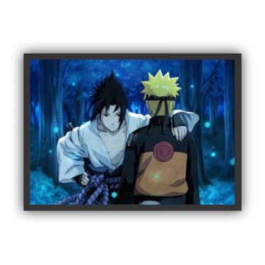 Imagem de Quadro Decorativo Sasuke Anime (45x33)