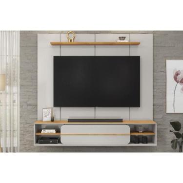 Imagem de Painel Quarto P- Tv Até 70 Pol Alana 169x180cm Bali-cedro - Dj Móveis