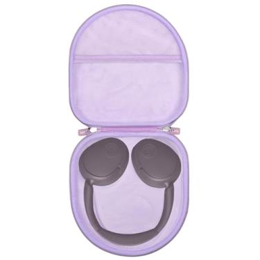 Imagem de Capa de fone de ouvido para fones de ouvido sem fio JLab JBuds Lux ANC – Estojo para armazenamento de viagem (roxo claro)