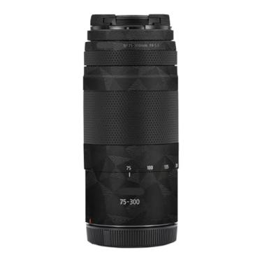 Imagem de Adesivo para lente de câmera 75-300 4-5.6 Película protetora para Canon RF 75-300 mm F4-5.6 (Triângulo Preto)