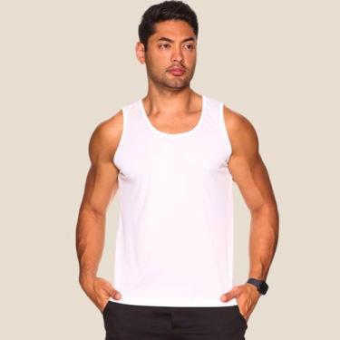 Imagem de Camisa Regata Dryfit Proteção Uv+ Masculina Academia Esport - LABELA F