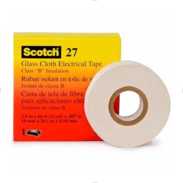 Imagem de Fita Elétrica de Tecido de Vidro 19mm x 55m Scotch 3M