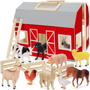 Imagem de Brinquedos de animais de fazenda YEEBAY para crianças de 3 anos ou mai