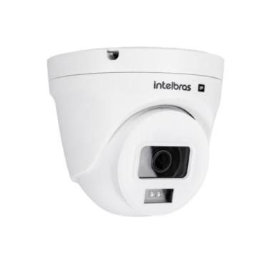 Imagem de Camera Ip Poe Por Cabo Intelbras Vipc 1430d 4mp Branco