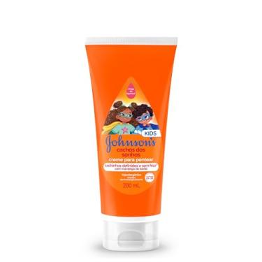 Imagem de Johnson's Baby Creme Para Pentear Infantil Para Cabelos Cacheados Cachos Dos Sonhos,200ml
