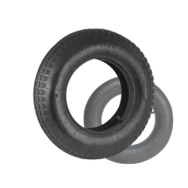 Imagem de Kit Pneu E Câmara De Ar 3.50-8 Carrinho De Mão Reforçado - NoBrand