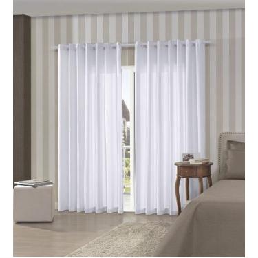 Imagem de Cortina Rústica Pantex 3,60x2,30m Branco - Bella Janela