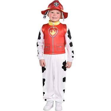 Imagem de Amscan Marshall Light-Up Halloween Costume for Toddler Boys, Paw Patrol, 3-4T, Includes Jumpsuit, Hat and Backpack