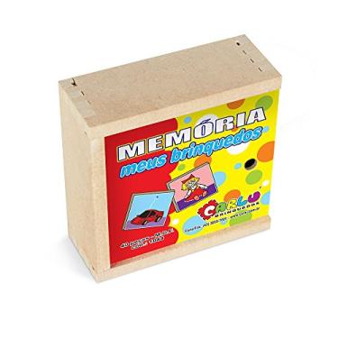 Imagem de Carlu Brinquedos - Jogo da Memória, 3+ Anos, 40 Peças , Color Multicolorido, 1044
