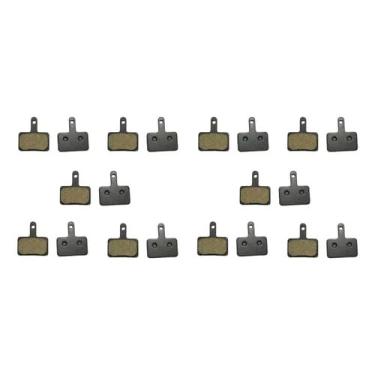Imagem de Pastilhas de Freio a Disco para Bicicleta, 10 Pares, Compatível com Shimano MT200, M355, M395