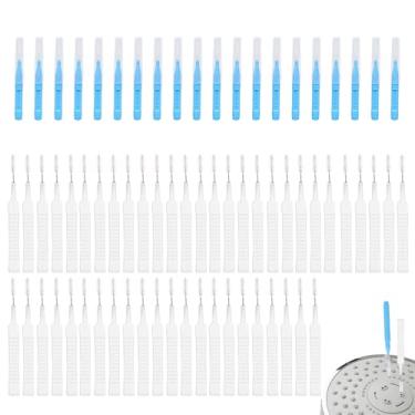 Imagem de 70 Un. Ferramentas de Limpeza Chuveiros, Incluindo 20 Escovas Limpeza e 50 Escovas de Orifícios Chuveiro para Pequenos Orifícios Torneiras Vãos Pia e Bicos