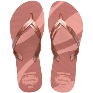 Imagem de Chinelo, Havaianas, Feminino, Elegance Print, 39 e 40, Blossom