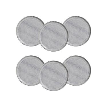 Imagem de Conjunto de Pratos para Pão Porto Brasil Bio Dust - 6 Peças	