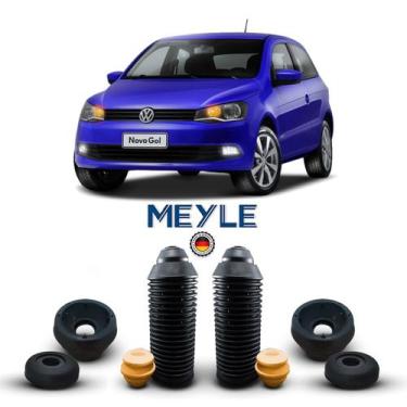 Imagem de Par Kit Coxim Suporte Meyle Rolamento Batente Coifa Suspensão Dianteir