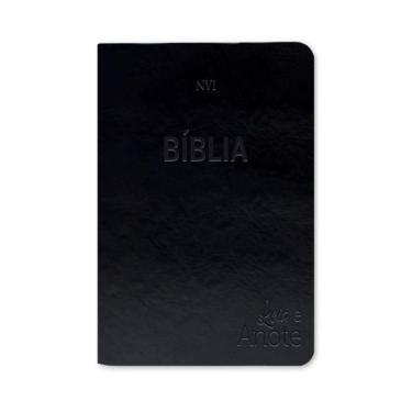 Imagem de Biblia Nvi — Leia E Anote - Luxo - Preta