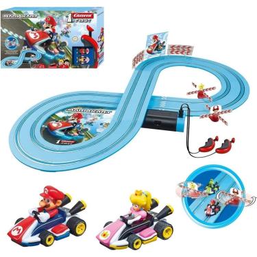 Imagem de Slot Car Race Track Carrera First Mario Kart com 2 carros para crianças