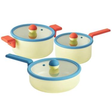 Imagem de Conjunto de Panelas Indução com Revestimento Cerâmico - Danish - Neofl